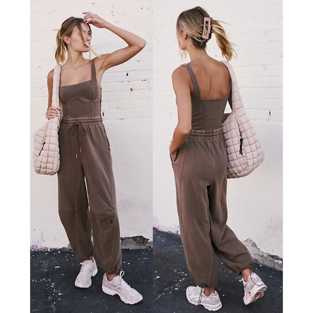 Nwt Fp Movement Inbound Sleeveless Square Neck On… - image 1